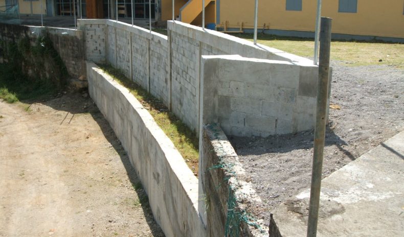 Grand Bay Youth Centre Retaining Wall